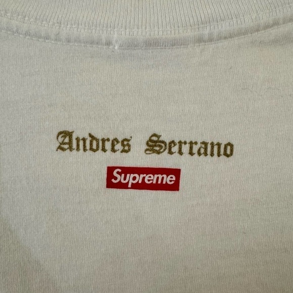 Supreme Andres Serrano Madonna & Child Men’s Shirt Size Medium - Picture 3 of 6